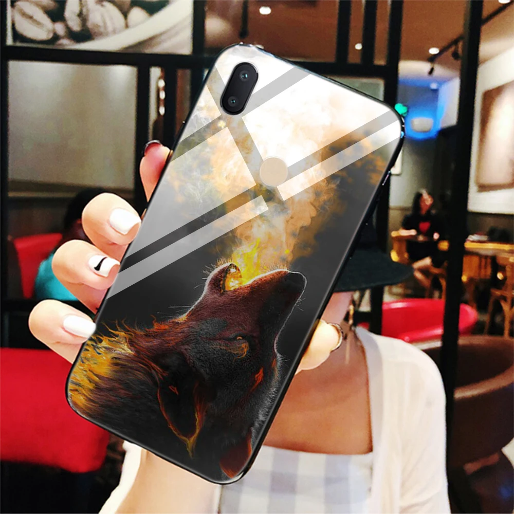 Фото Чехол из закаленного стекла для Xiaomi Redmi Note 5 6 7 Pro Mi 8 Lite 9 A1 A2 F1 Бамперы Чехол из закаленного стекла для Xiaomi Redmi Note 5 6 7 Pro Mi 8 Lite 9 A1 A2 F1 Бамперы