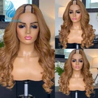 SMD медовый светлый цвет U-образный парик бразильские неповрежденные человеческие волосы волнистые U-образные парики для черных женщин