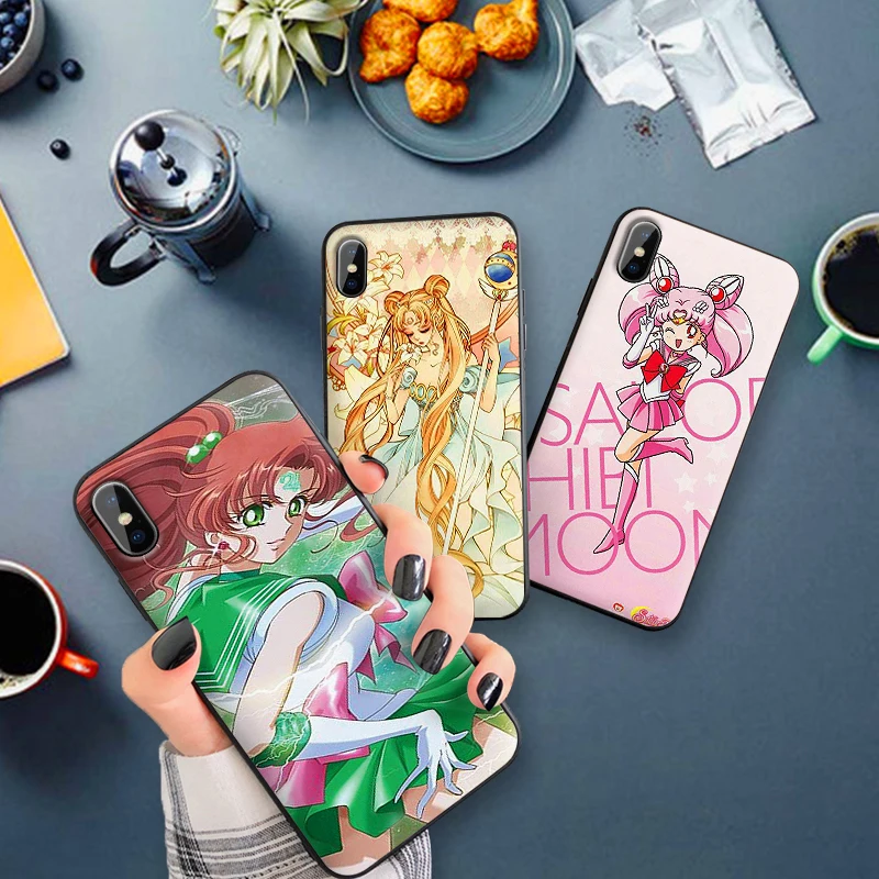 Для Xiaomi Redmi 7 Note 4X 5A 16G 32G GO 7A Sailor Moon красивая девушка K20 pro 6 5 8 Pro силиконовая лента Capa |