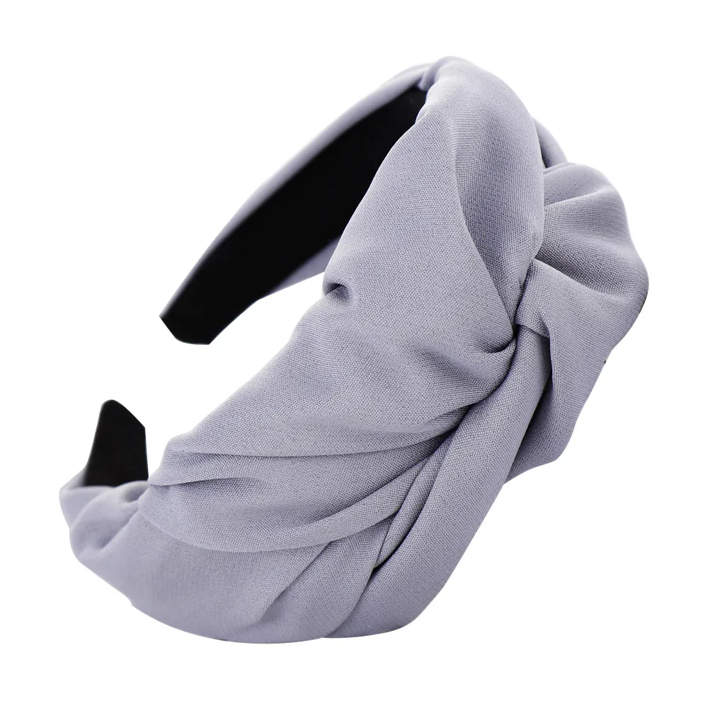 

Fashion Bow Knot Solid Hairband Women Hair Head Hoop Sweet Girls Hair Headband