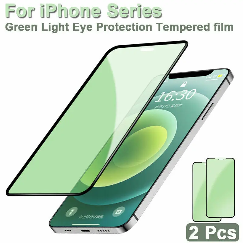 

Пленка UGI для защиты глаз с зеленым светом для Iphone 12 Pro Max Mini, закаленное стекло для iPhone 11 Pro Max, X, XS MAX, XR, SE2020, 6, 7, 8 P