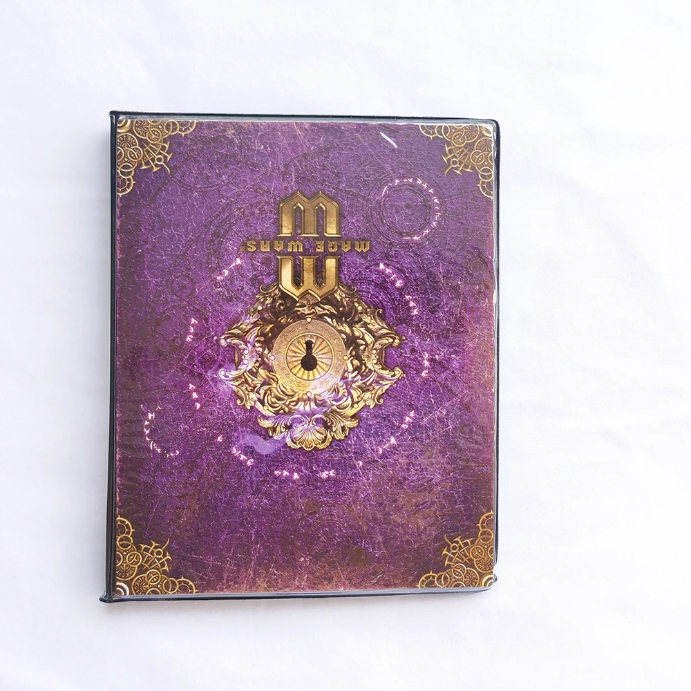 Книга для MGT-карт с рисунками из волшебных войн шоколадных и фиолетовых цветов 4