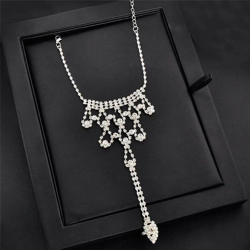 

Crystal Barefoot Sandals Beach Chain Anklet Wedding Foot Anklet Women Jewelry
