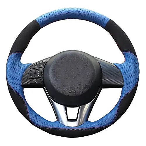 

DIY Steering Wheel Cover for Mazda 6 M6 2014-16 Mazda 3 2014-2016 Mazda CX-3 2016 2017 Mazda CX-5 2013-2016