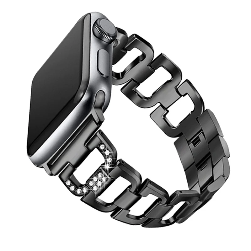 

Браслет из нержавеющей стали для Apple Watch 7 6 Se 5 440 мм 44 мм 41 мм 45 мм