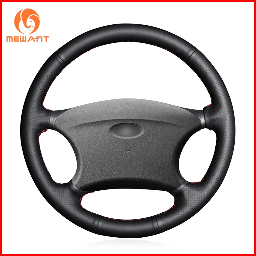 MEWANT черная искусственная кожа фотосессия для Chevrolet Niva 2002 2009 Lada 2110 2011 2014 набор