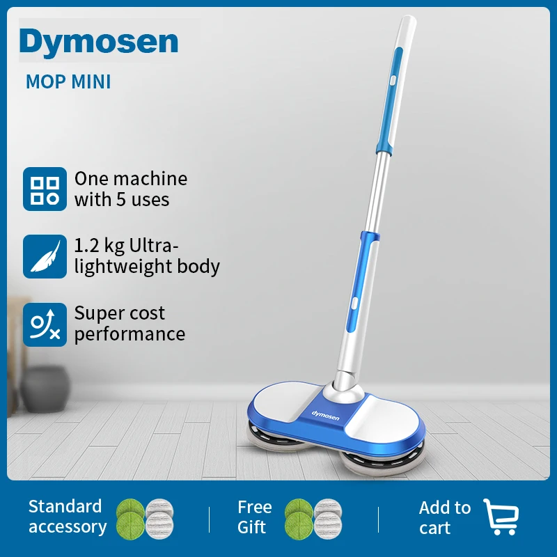 

Dymosen MINI Handheld Wireless Cordless Sweeping Electric Floor Mop Washer