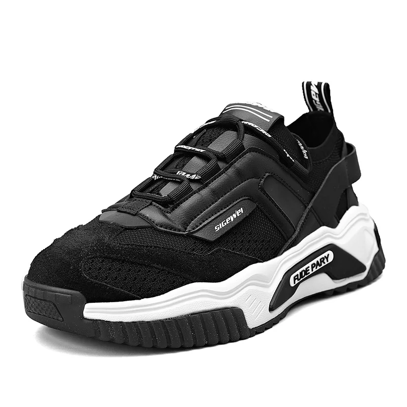 

Casual Shoes For Men Spring Man Sneaker Fashion Outdoor Mesh Light Breathable Comfortable Non-Slip Air Cushion Fabric Hollow Out