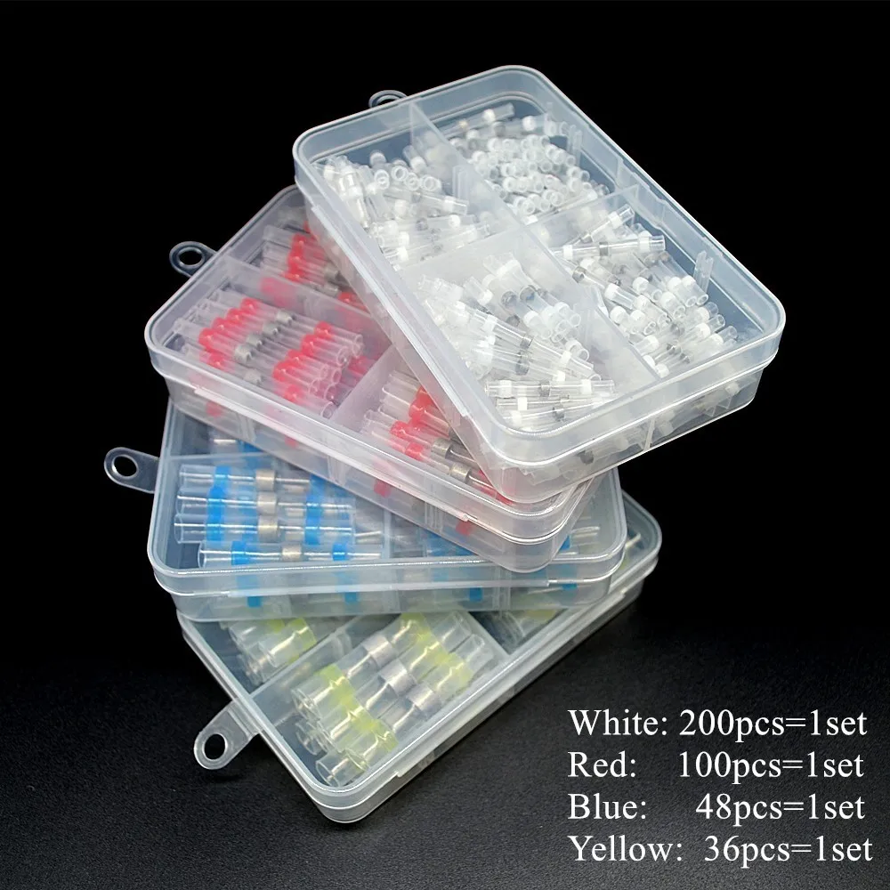 Комплект клемм для соединения проводов термоусадочные стыковые