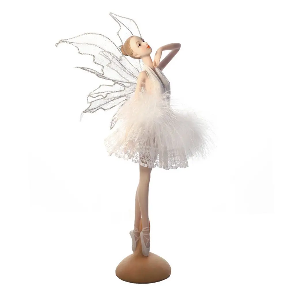 

Resin Elegant Figurine Ballerina Ballet Dancer Desktop Ornament Statue Dancing Girl Figurine Statue Home Decoration
