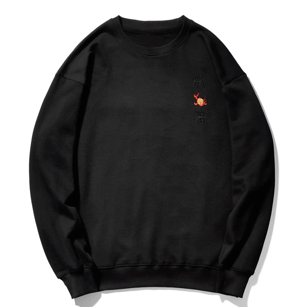 

Hip Hop Streetwear Hooded Sweatshirts Harajuku Embroidery Devil Print Pullover Hoodies Mens Fashion Hipster Casual Tops Overcoat