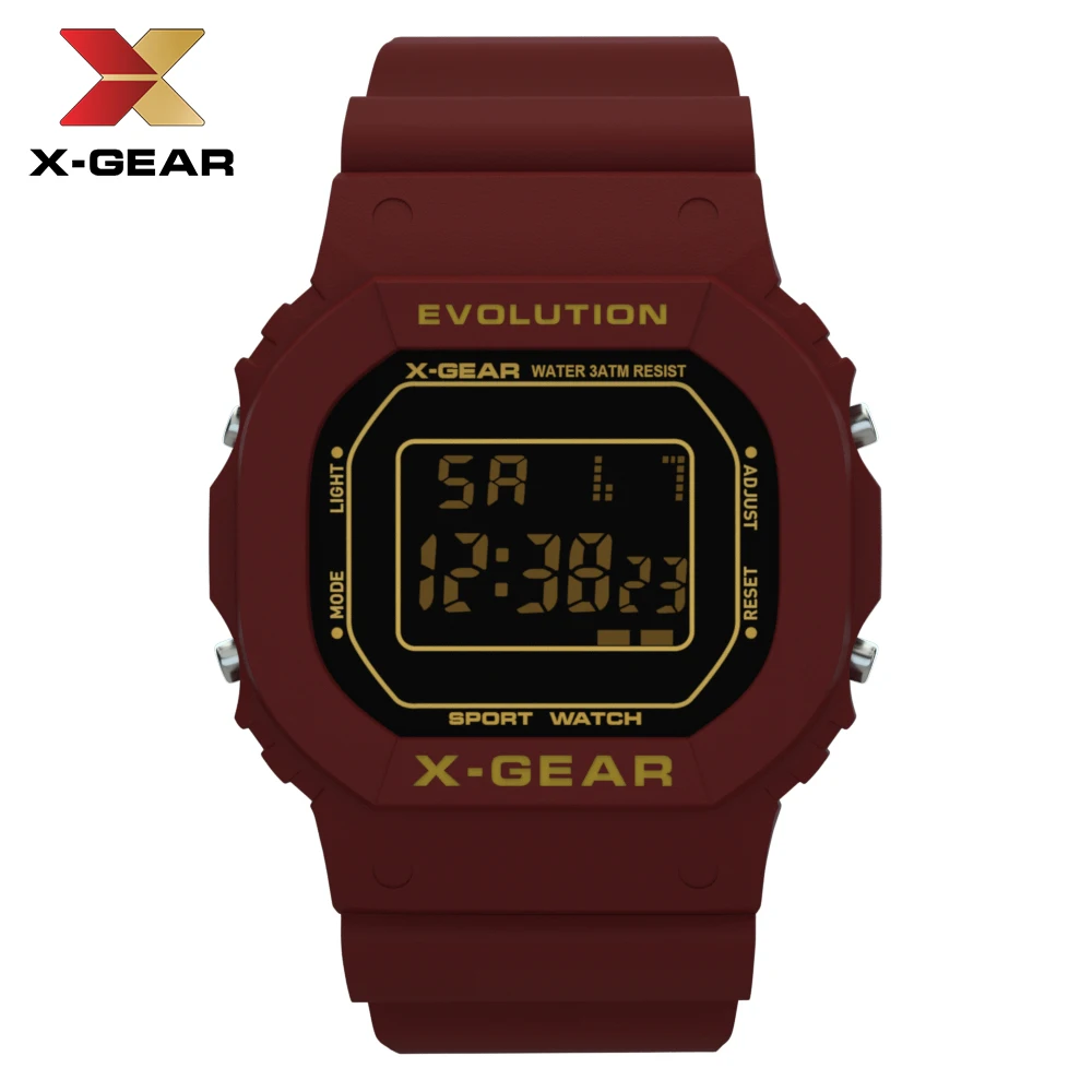 

X-GEAR Military Sports Watch Electronic Mens Watches Top Brand Luxury Male Clock Waterproof LED Digital Watch Relogio Masculino