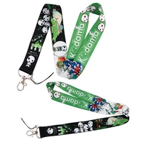 lx801 japanese anime ghost elves lanyard for keys cell phone hang rope keycord usb id card badge holder cute keychain neck strap