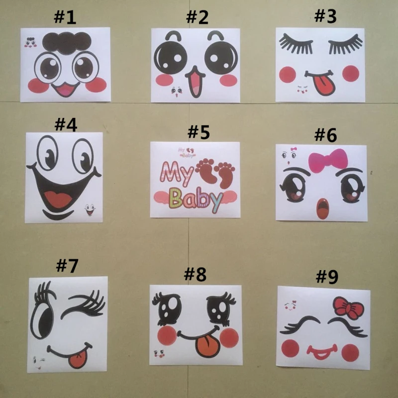 Новинка 2018 10 шт./лот Симпатичные реквизиты для фотосъемки беременных 3D живот