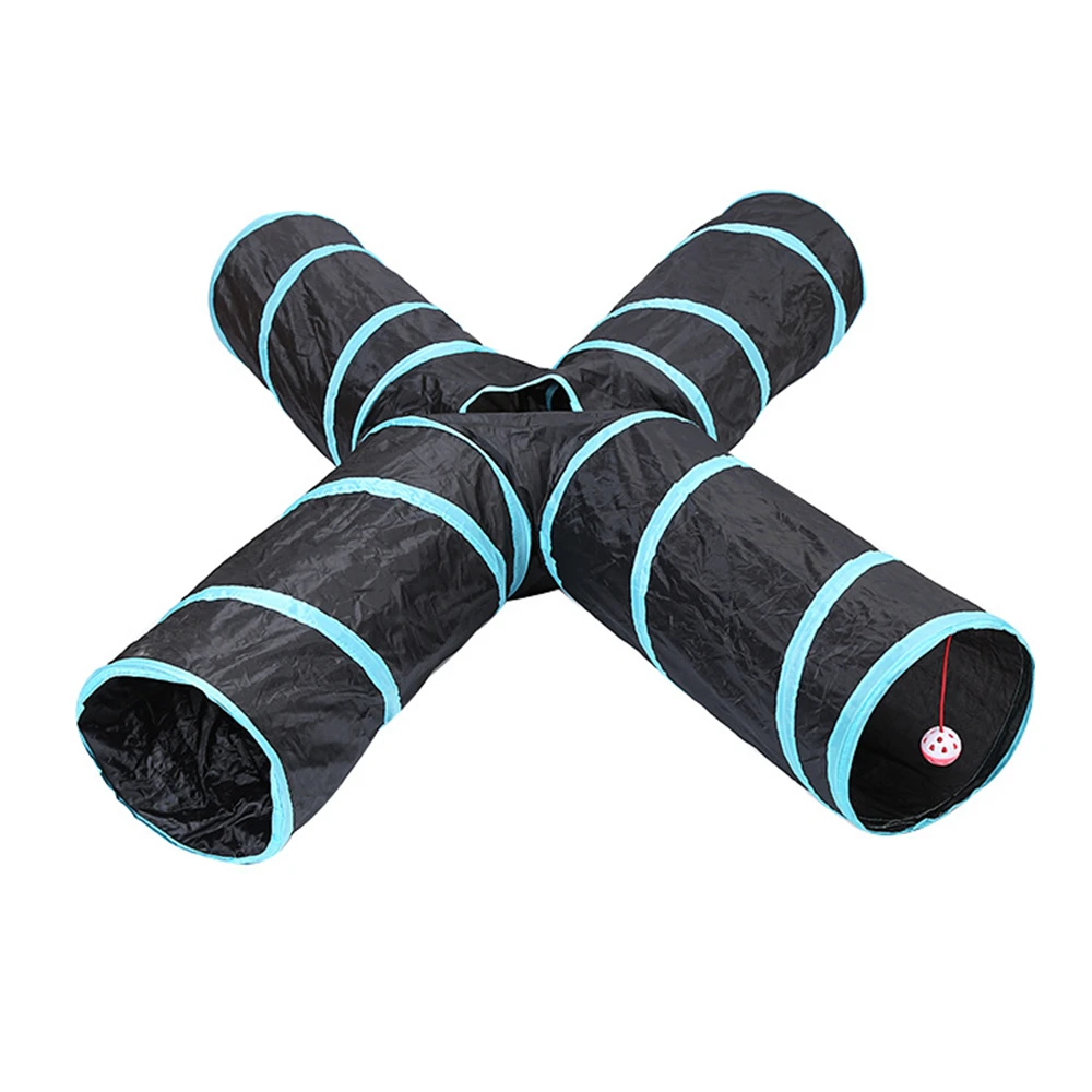 Лидер продаж 2/3/4/5 отверстий Складная Pet туннель для кошек дома и улицы домашних