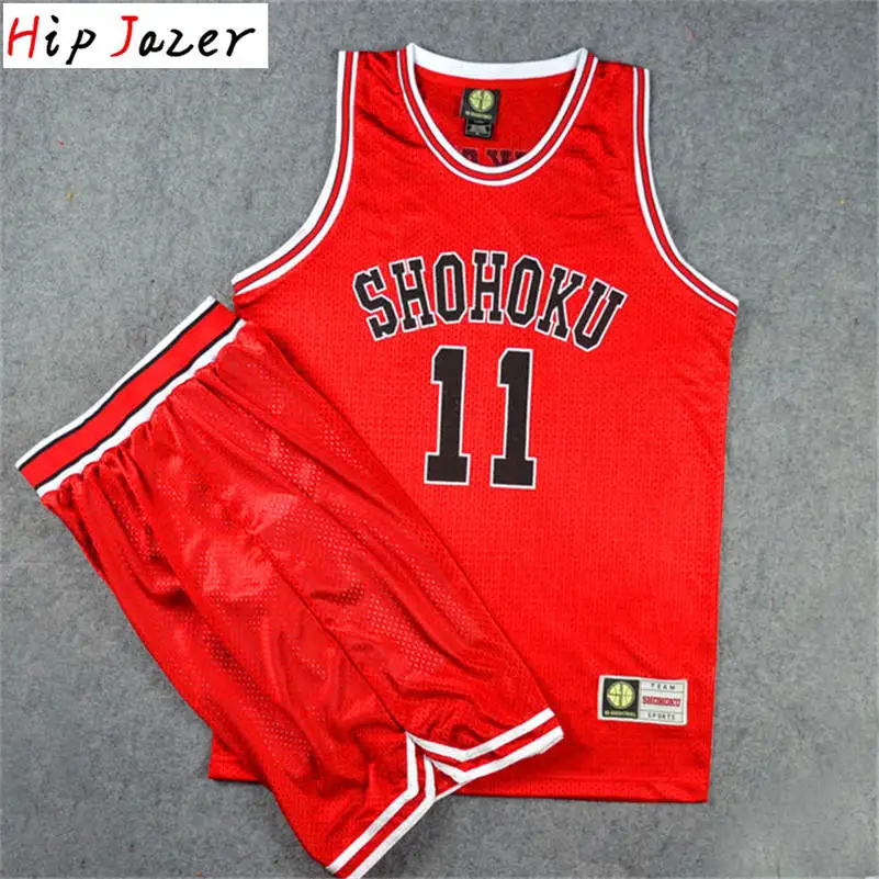 Косплей Shohoku 1 # ANZAI 2 AYAKO 3HAYUKO AKYUKO 11 Rukawa Kaede баскетбольный костюм Джерси шорты
