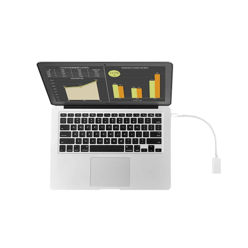 Кабель-адаптер Mini DP-HDMI мини-порт дисплея конвертер DP в HDMI белый для Apple Mac Macbook Pro Air