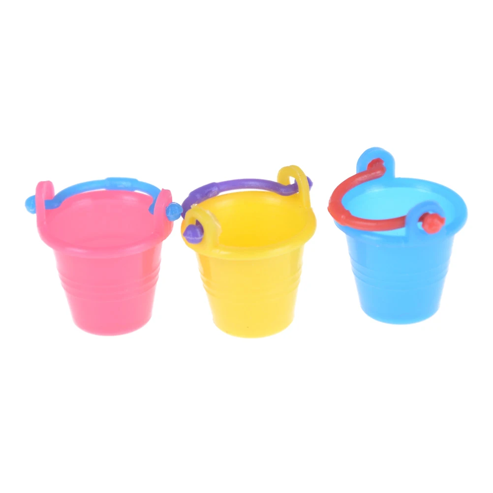 

Hot Selling Dollhouse Miniature Cute Ice Cube Bucket 1:12 Scale Fairy Home Kitchen Decor Pretnd Play Game