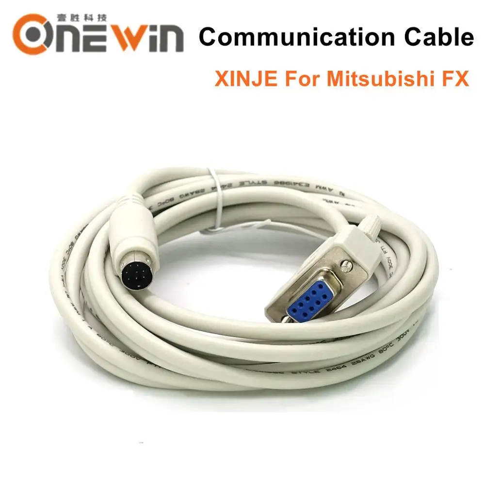 XINJE HMI Сенсорный экран подключения FX модель PLC Кабель связи между и HMI|Контроллер с