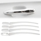 Автомобильный Стайлинг, крышка дверной ручки из нержавеющей стали для Peugeot 2008, 3008, 207, 308, 407, для Citroen C4, C6, авто аксессуары