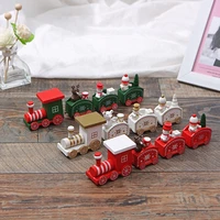 dollhouse doll house color cartoon train christmas model holiday childrens toys decoration accessories