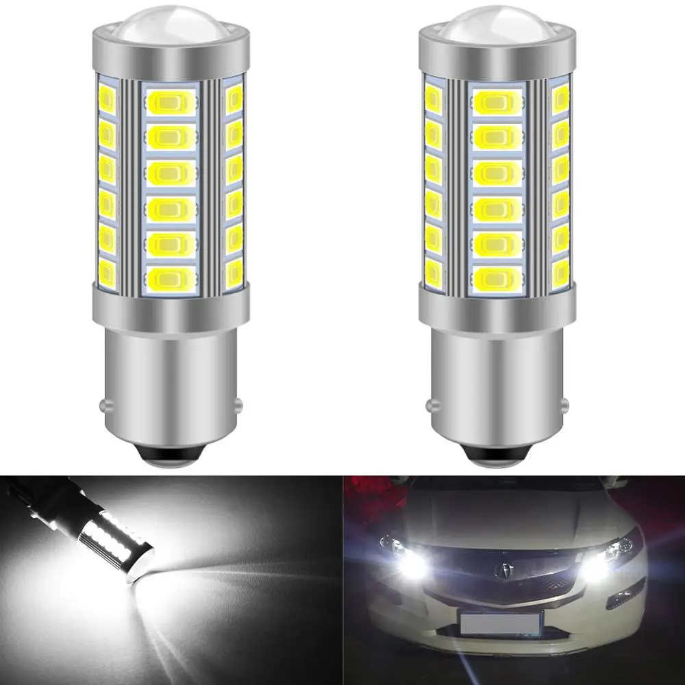 Светодиодные лампы Katur 2x1156 BAU15S PY21W BAW15s PR21W для автомобилей указатели поворота