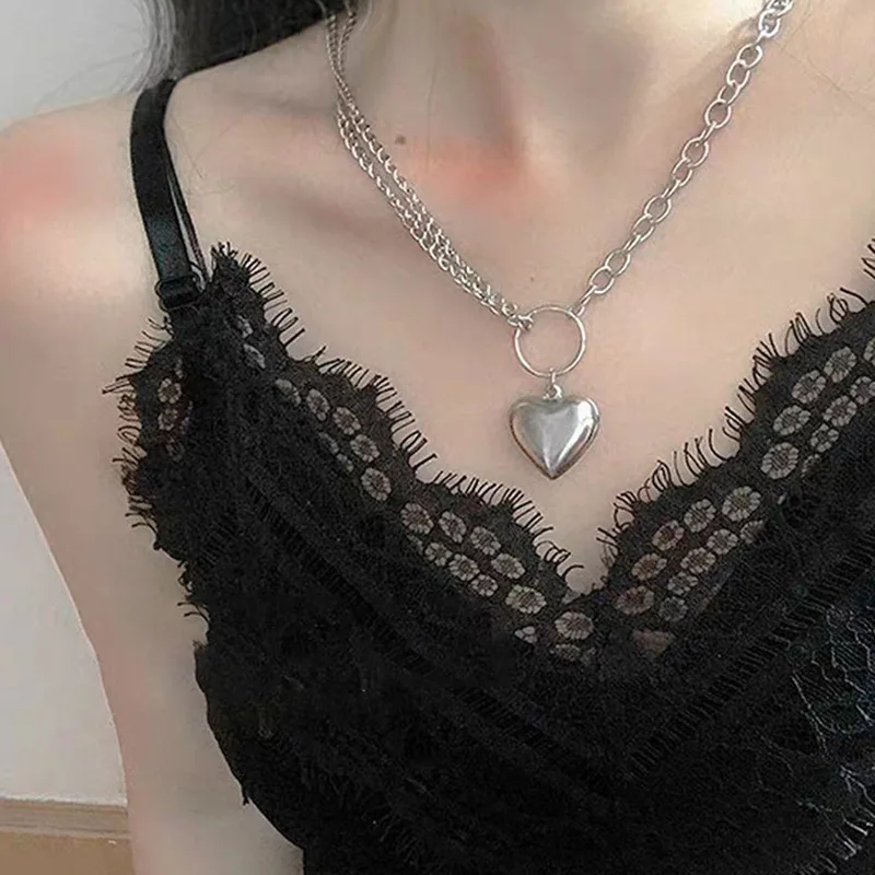 Цепочка на шею в гонконгском стиле ювелирное изделие со вставкой виде Лариата