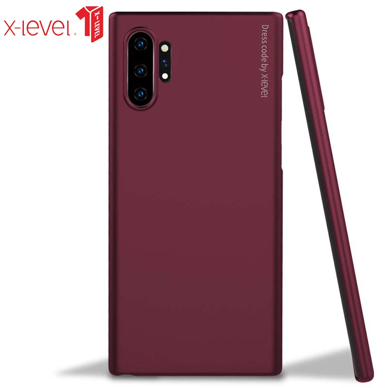 Чехол X Level для Samsung Note 10 + тонкий жесткий матовый защитный чехол из поликарбоната