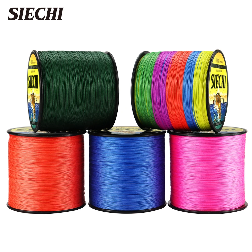 

SIECHI 500M Braided Fishing Line Top Quality 8 Strand 20-88LB Multilament PE Braid Lines Fishing Tackle