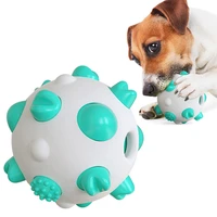 tpr pet dog balls toys resistance to bite dog tooth cleaning balls french bulldog pug toy puppy pet training playing products