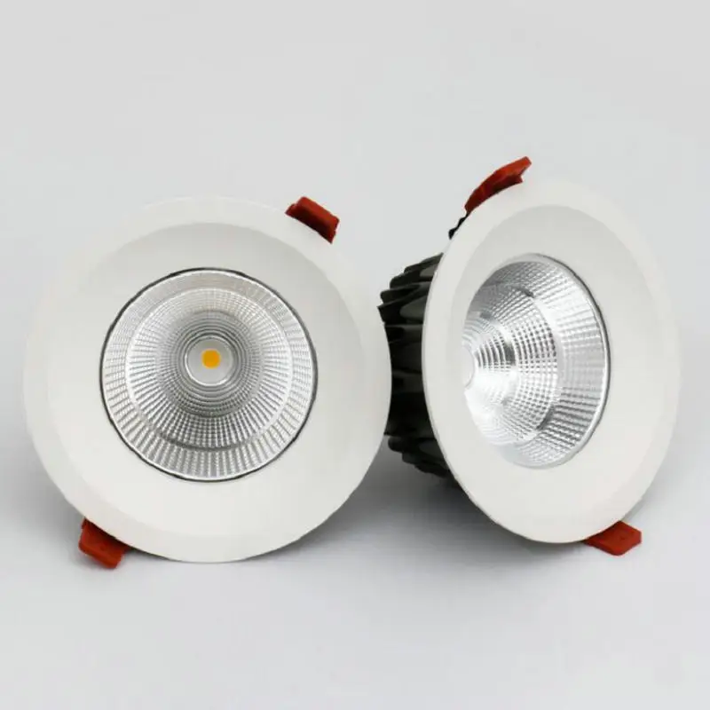 

10pcs Round Square LED Downlight 12W 15W Aluminum AC110V 220V LED Down Light Ceiling Recessed Spot Light