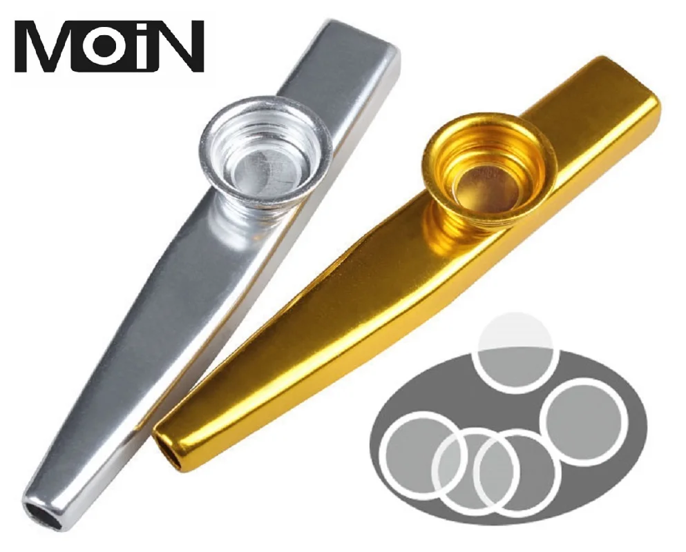 MoiN металлический легкий kazoo гитара для начинающих любителей музыки музыкальный инструмент 5 подарков диафрагма простой дизайн 6 цветов на выбор