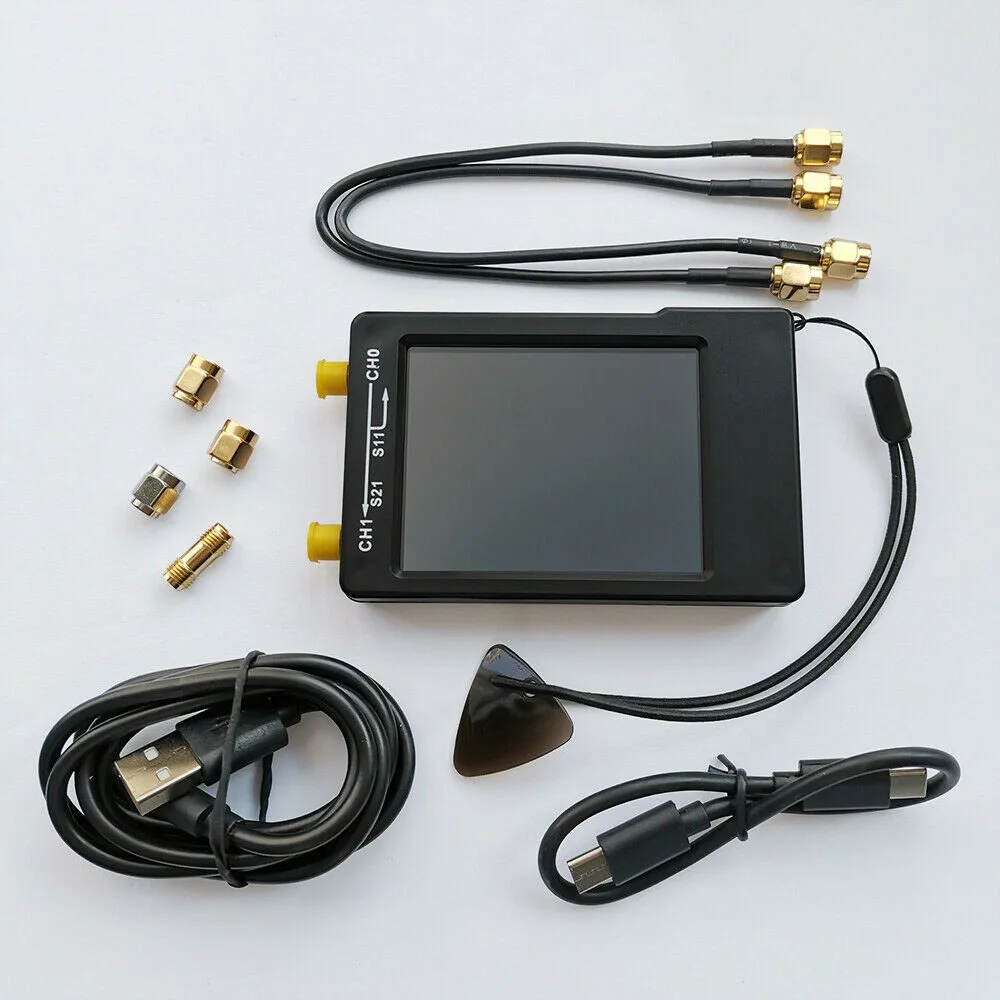 VNA 2 8 дюймов вектор сетевой анализатор цифровые кв MF антенна VHF ЖК-дисплей