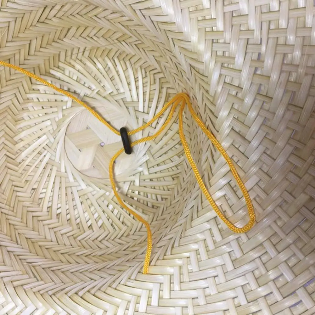 

Unisex Bamboo Weave Summer Outdoor Sun Protection Wide Brim Straw Beach Hat Cap UV Protection Foldable Sun Shade Hat Wholesale