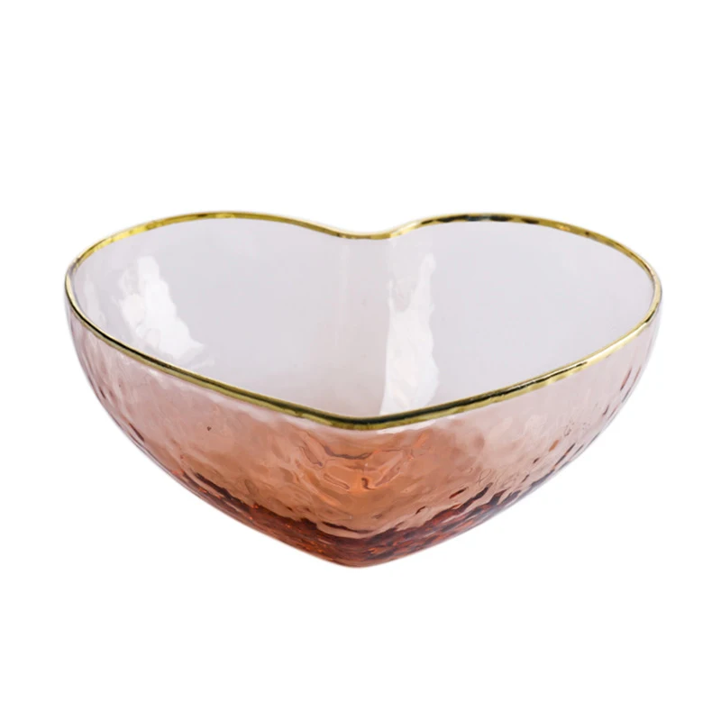 

Heart Shape Bowls and Cup Cutlery Set Crystal Bowl Salad Oats Fruit Dessert Snack Dish Water Milk Tea Cup Kitchen Gadgets