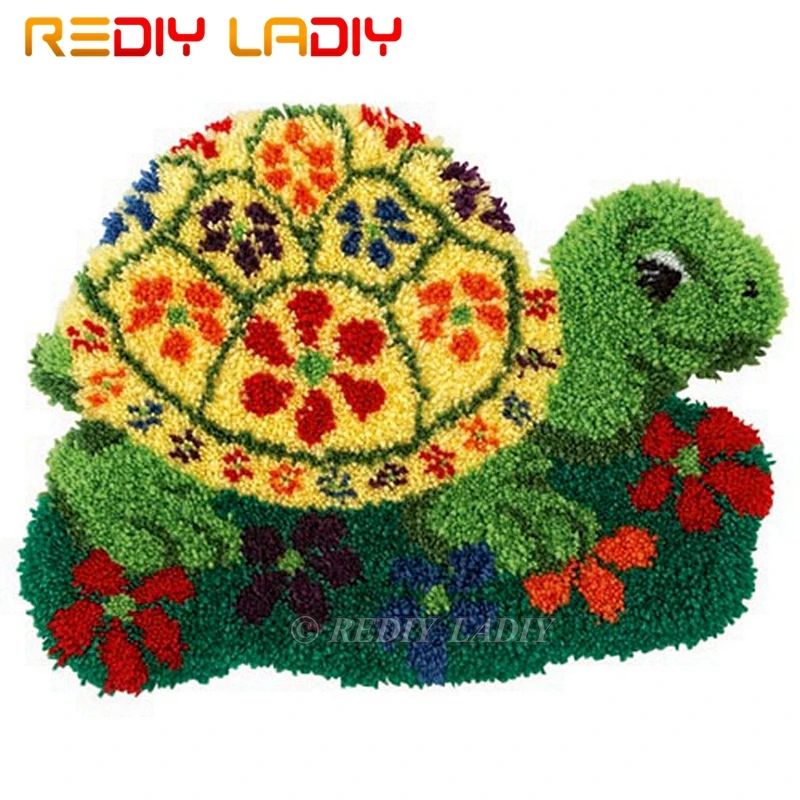 Наборы крючков с защелкой Сделайте свой собственный ковер цветы черепаха