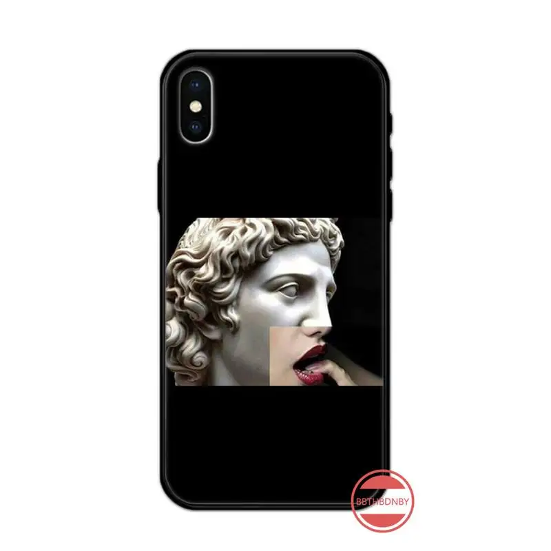 

Art statue david minimalism Phone Case for iPhone 11 12 mini pro XS MAX 8 7 6 6S Plus X 5S SE 2020 XR