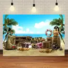 Фотофон NeoBack с сокровищами на день рождения, пиратский корабль, игра, Пляжная Вечеринка для мальчиков, баннер для будущей мамы, фотография