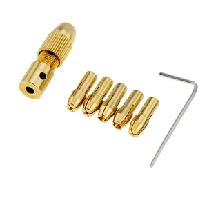 Набор патронов для электродрели, диаметр отверстия 0,5 мм, 6 шт.компл., 3,17-3 мм