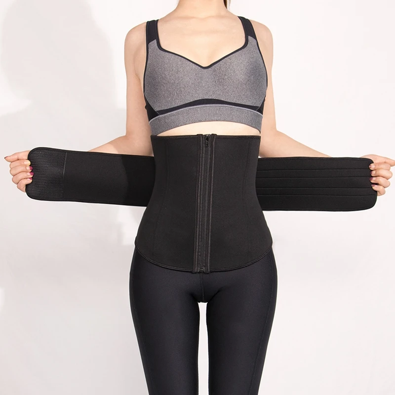 

Neoprene Sauna Waist Trainer Corset Sweat Belt for Women Weight Loss Compression Trimmer Workout Fitness Shapewear Body Shaper
