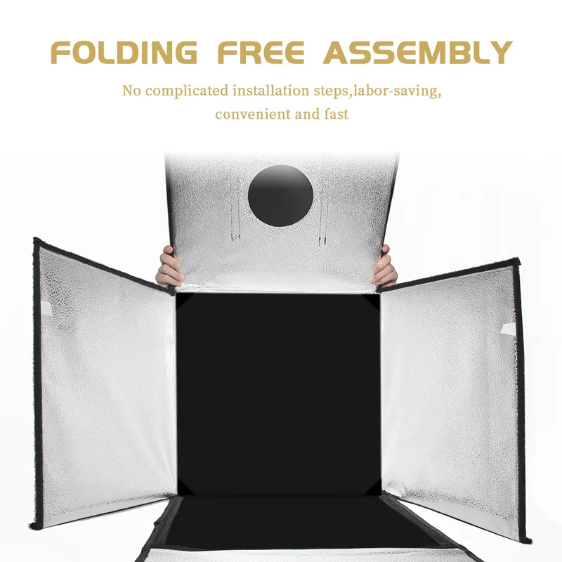 Складной светодиодный софтбокс для фотостудии светильник вой короб световая