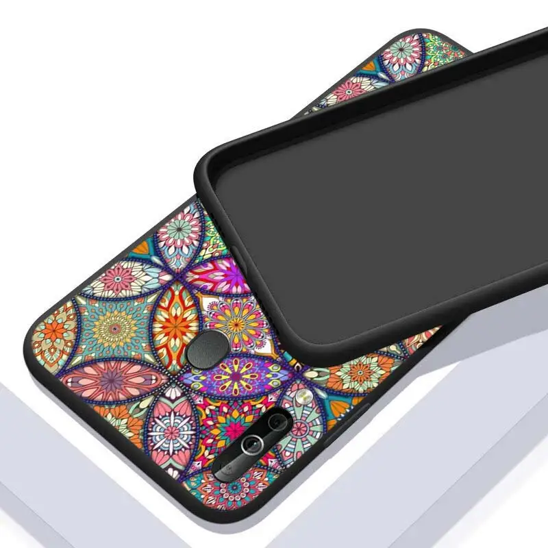 

Flowers Mandala for Samsung Galaxy A90 A80 A70 A60 A50 A40 A20E A2Core A10S A10E Silicon Soft Phone Case