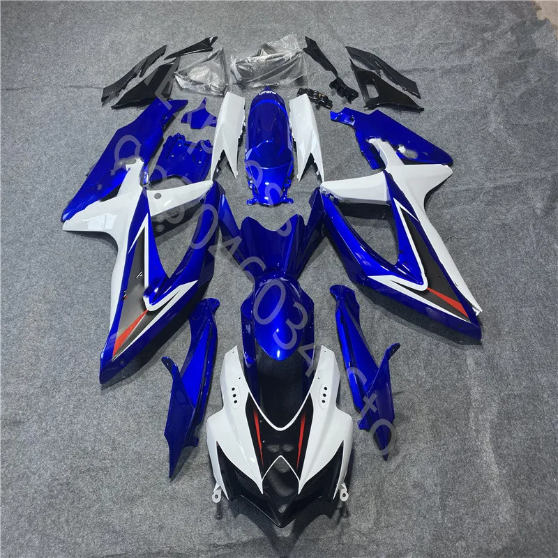 Мотоциклетный комплект обтекателей для suzuki injection gsxr 600 750 08-10 синие черные белые