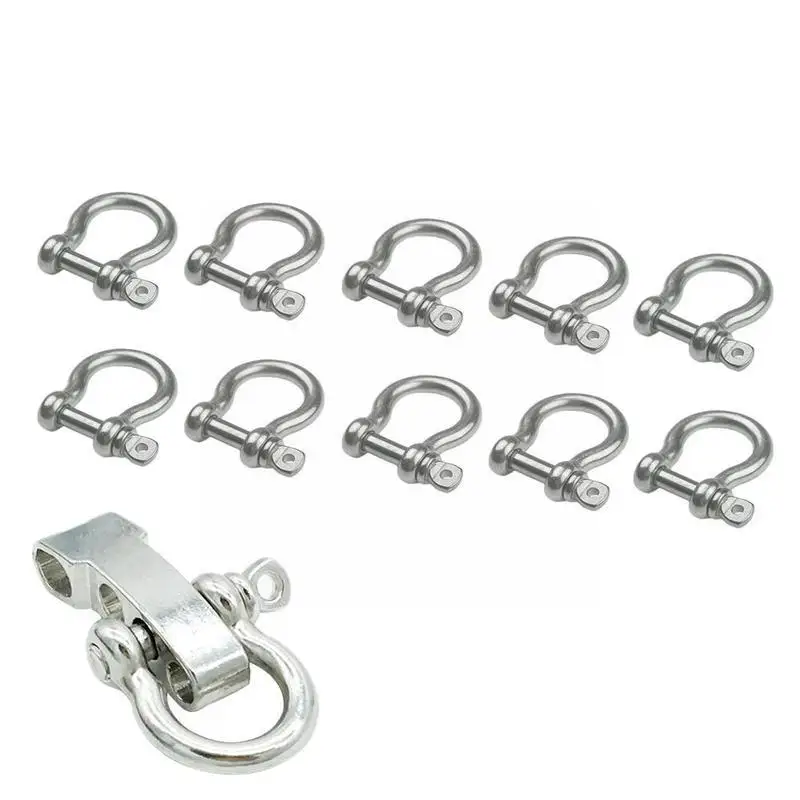 

Small and Exquisite Bow Buckle O-shaped Buckle Umbrella Outdoor Buckle Gadgets Rope Bracelet Camping Q0D1