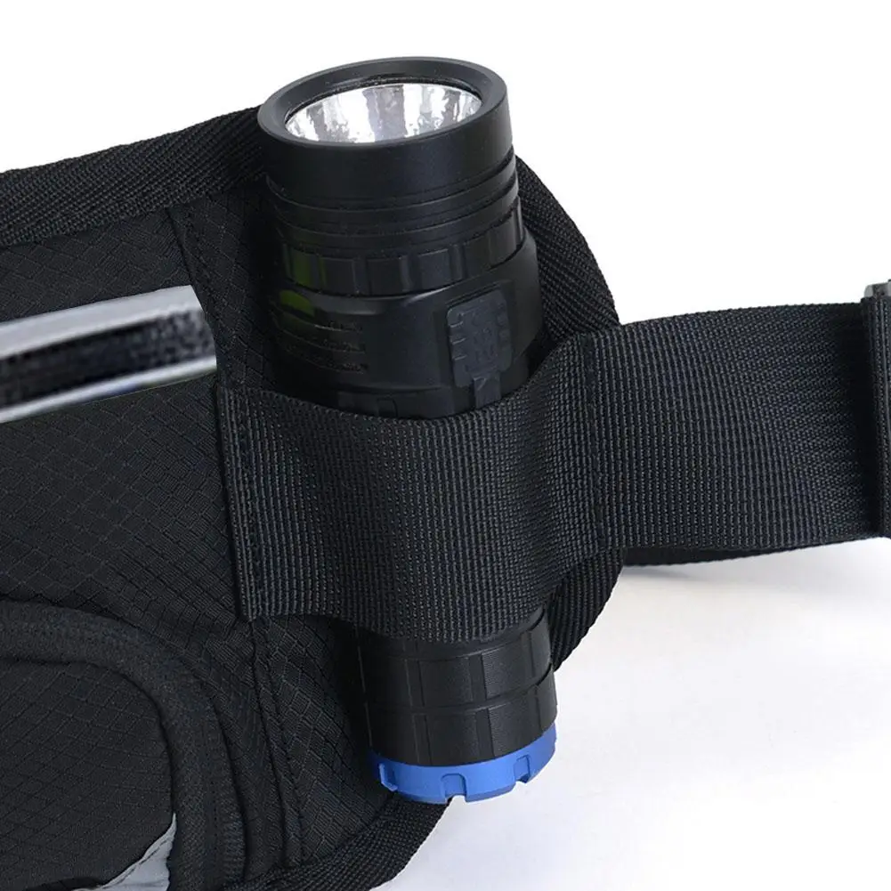 

Running Belt Waist Pack Water Bottle Holder Waist Reflective Pouch For Running Cycling Climbing Sport Waist Bag