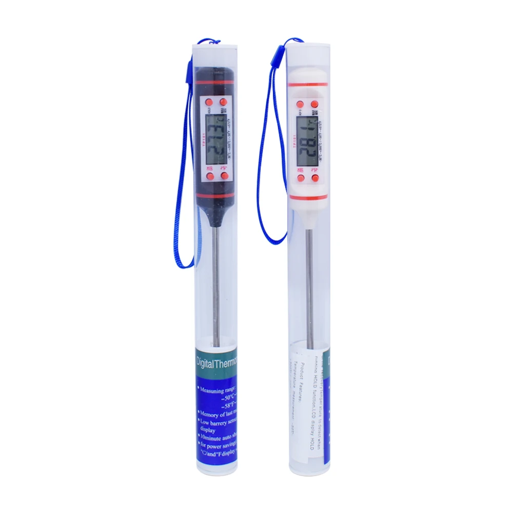 Цифровой пищевой термометр с длинным щупом электронный Кухонный Термометр для