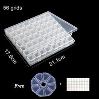 561128 grids bead storage box organizer diamond painting accessories embroidery peal cases plastics boxes container tools
