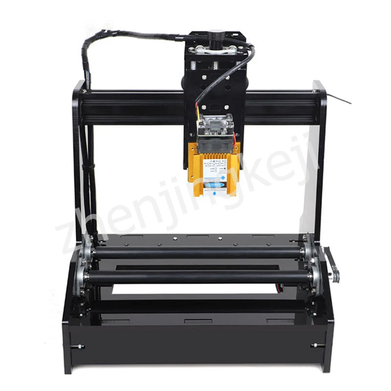 Небольшой лазерный гравировальный станок из нержавеющей стали в банке