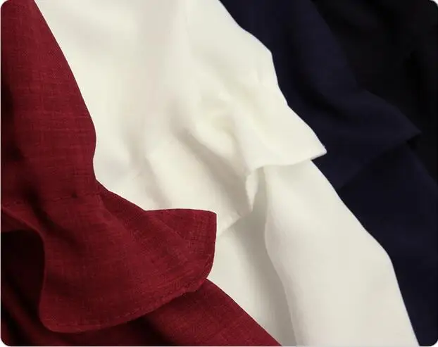 

VGH Elegant Shirt For Women O Neck Long Sleeve Ruffles Tunic Minimalism Casual Blouse Female 2020 Spring Fashion New Style Tide