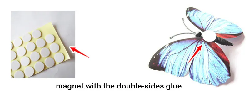 12 шт./лот 3D Красочные бабочки наклейки на стену декоративные вечерние гостиной